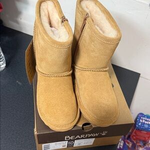 BearPaw Chestnut Suede Boots